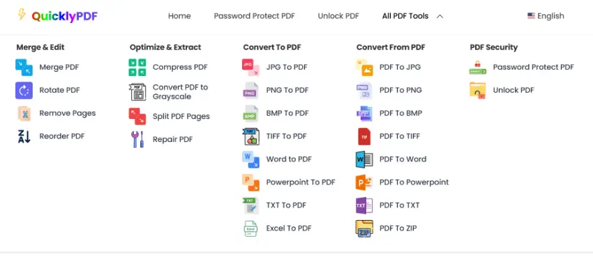 QuicklyPDF: Free Online PDF Tools for Conversion, Editing, and Compression