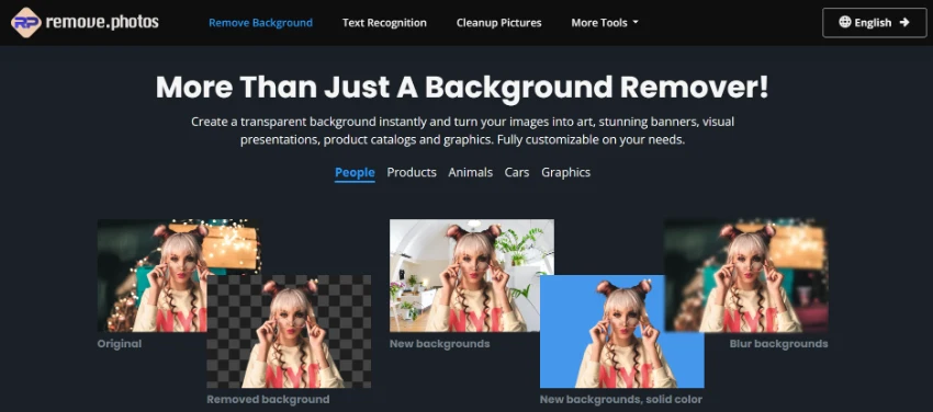 Remove.Photos: Free Online AI Image Background Remover