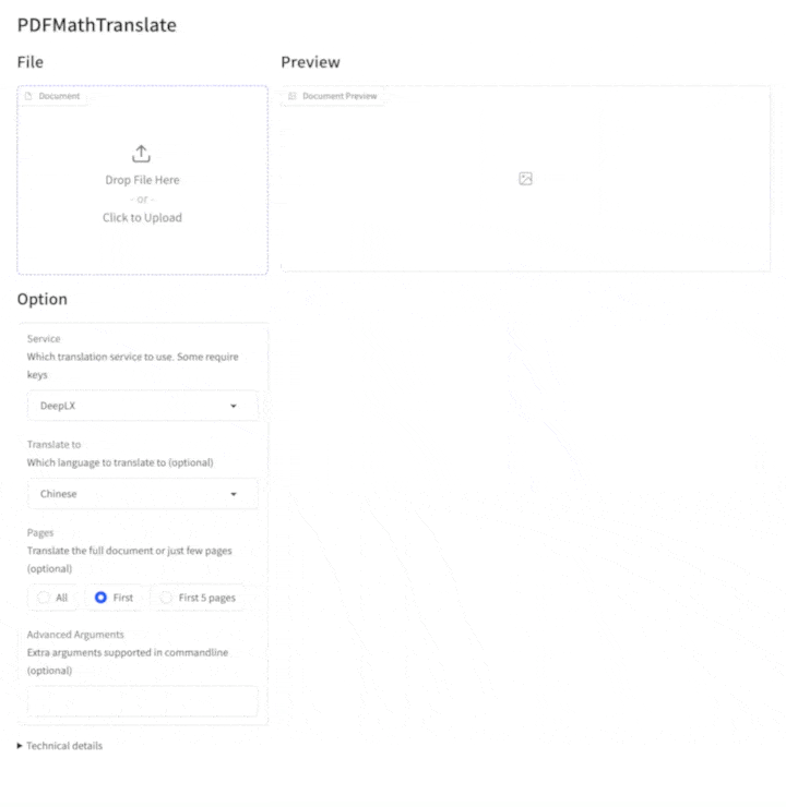 PDFMathTranslate Bilingual PDF translation tool