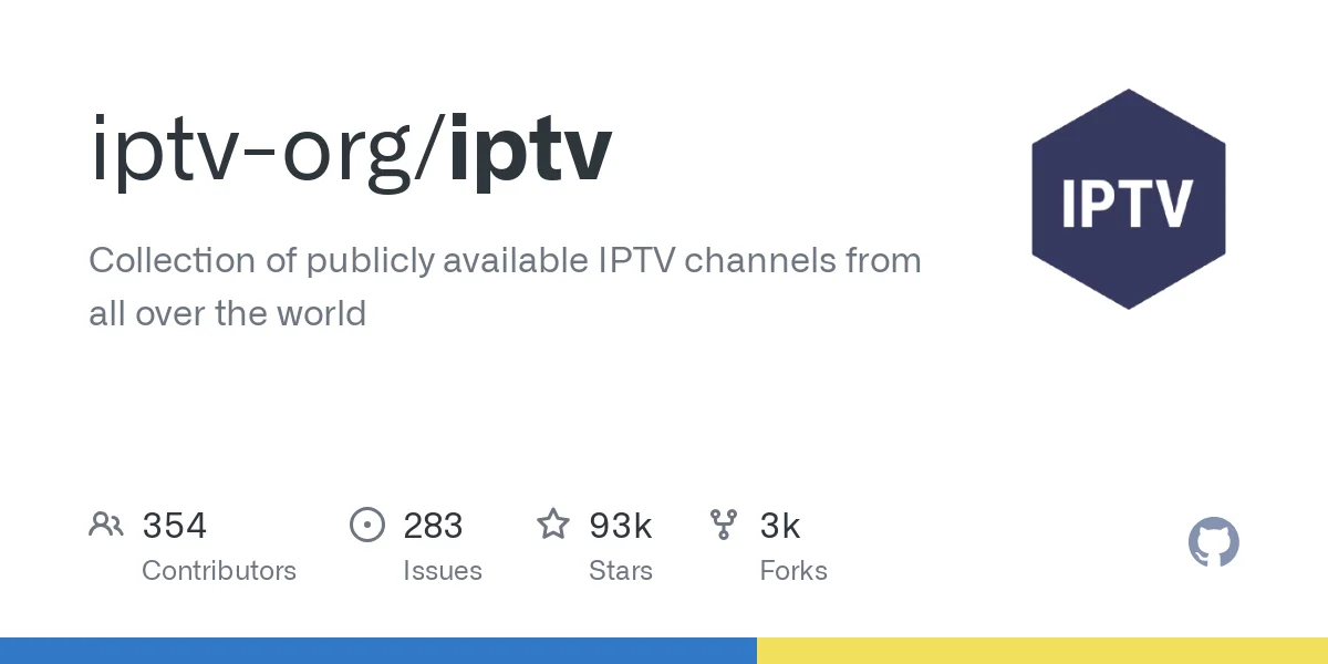 iptv-org IPTV Channels: Global Free Playlists