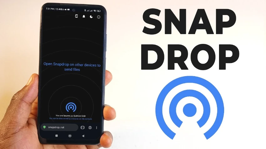 Snapdrop: Cross-Platform Wireless File Transfer Without Installation