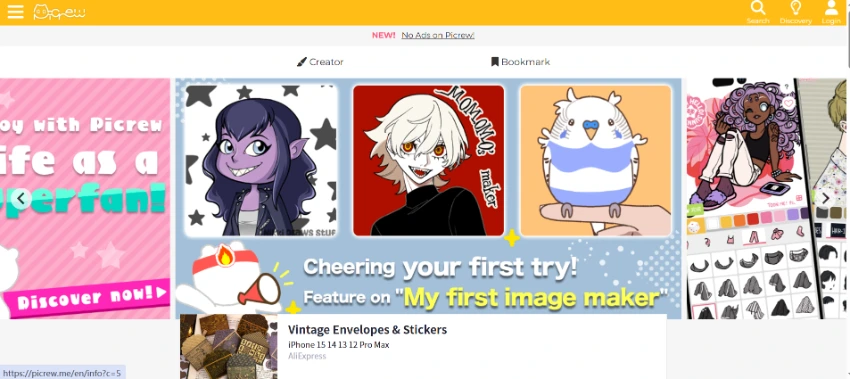 Picrew: Online Avatar Maker Platform