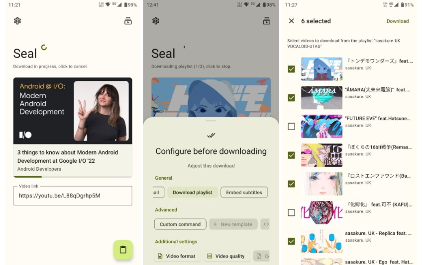 Seal: Android Video/Audio Downloader