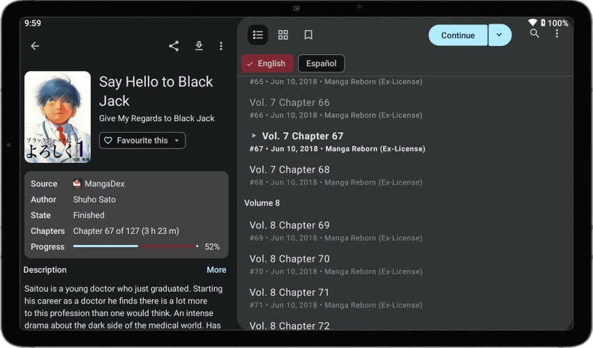 Kotatsu: Pocket Open-Source Manga Reader
