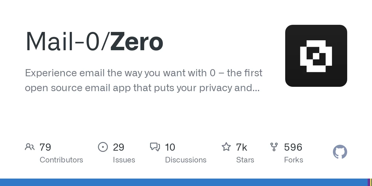Zero Self-Hosted AI Email App